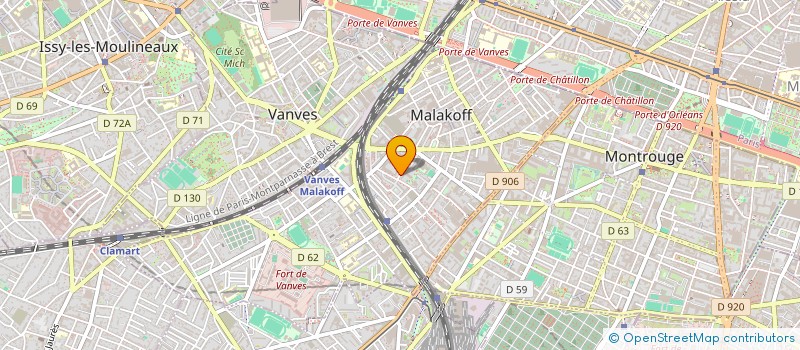 localisation de l'entreprise MADAME MARION LEVRARD  MALAKOFF