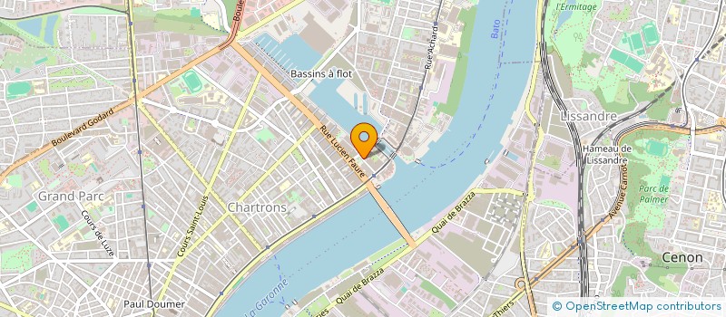 localisation de l'entreprise MADAME MARION LEY FABREGUE  BORDEAUX