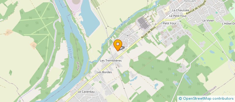 localisation de l'entreprise MADAME MARION LHERAULT  SAINT-LAURENT-NOUAN