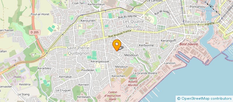 localisation de l'entreprise MADAME MARION LIMAL à BREST