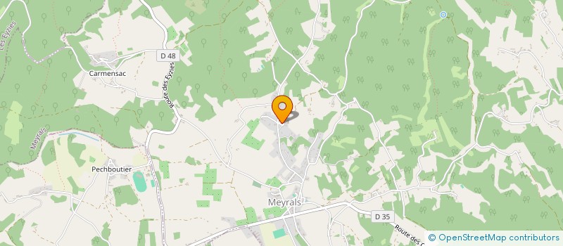 localisation de l'entreprise MADAME MARION LIMOUZY  MEYRALS