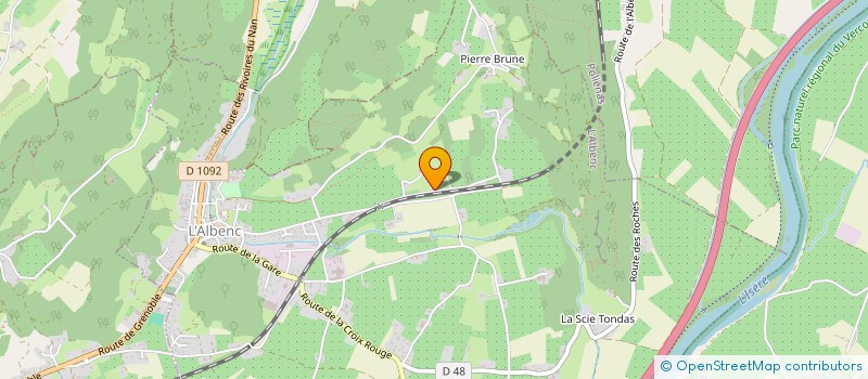 localisation de l'entreprise MADAME MARION LLOP  L'ALBENC