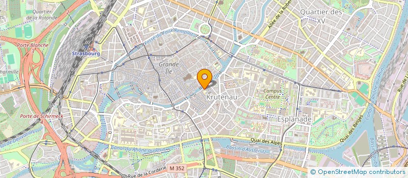 localisation de l'entreprise MADAME MARION LOCATELLI à STRASBOURG