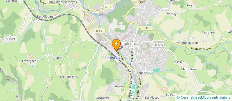 localisation de l'entreprise MADAME MARION LONGERE  AMPLEPUIS