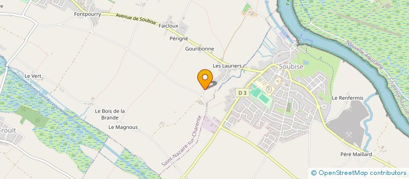 localisation de l'entreprise MADAME MARION LONGUEPEE  SAINT-NAZAIRE-SUR-CHARENTE