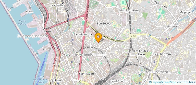 localisation de l'entreprise MADAME MARION LOPEZ  MARSEILLE