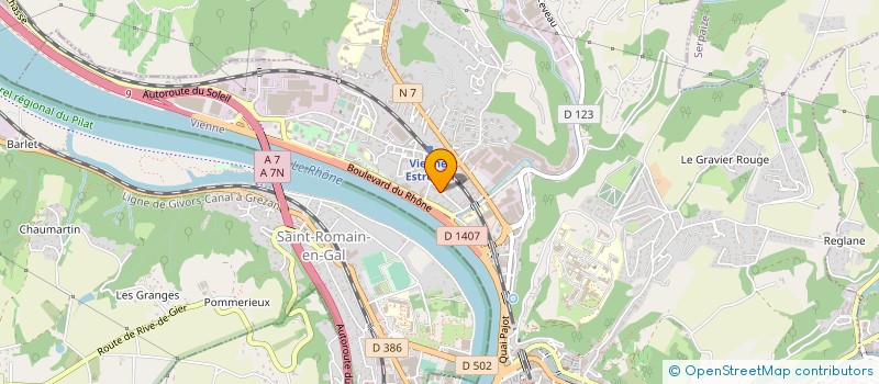 localisation de l'entreprise MADAME MARION LOPEZ  VIENNE