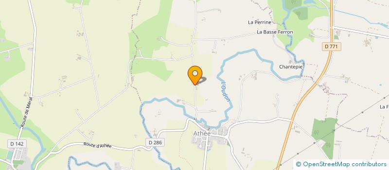 localisation de l'entreprise MADAME MARION LORIER  ATHEE