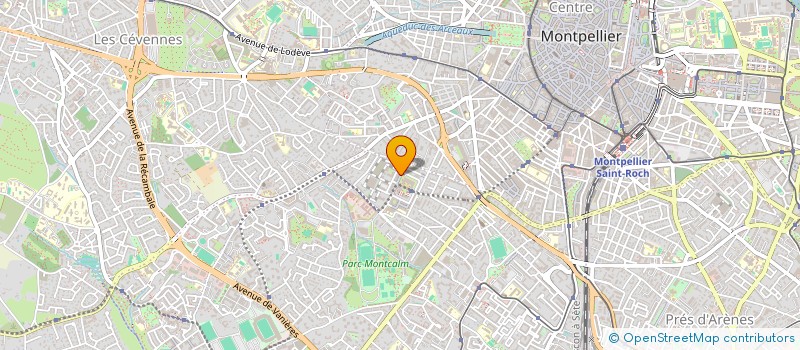 localisation de l'entreprise MADAME MARION LORNAC  MONTPELLIER