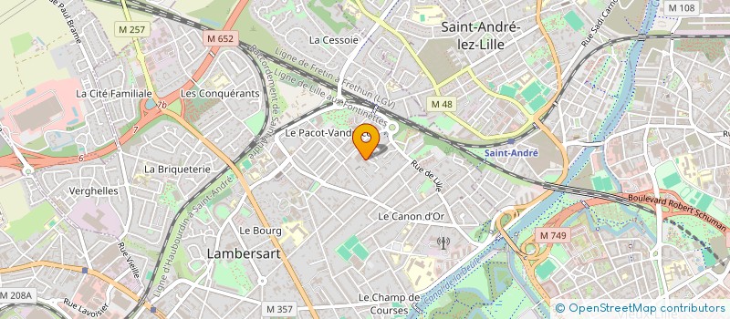 localisation de l'entreprise MADAME MARION LORTHIOIS à LAMBERSART