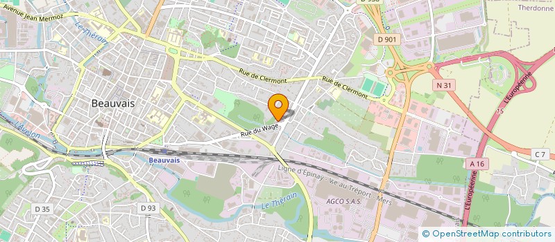 localisation de l'entreprise MADAME MARION LUCET  BEAUVAIS