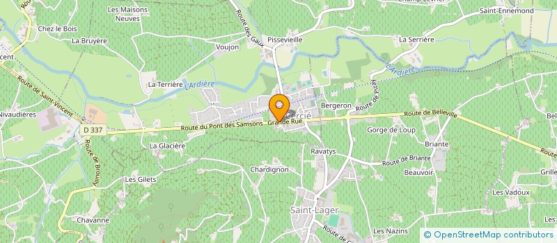 localisation de l'entreprise MADAME MARION LUTTUN  CERCIE