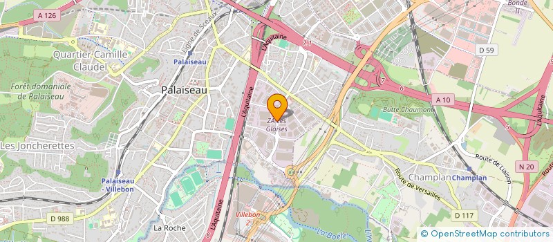 localisation de l'entreprise MADAME MARION MACEL  PALAISEAU