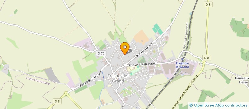 localisation de l'entreprise MADAME MARION MACOINE  FRESNOY-LE-GRAND