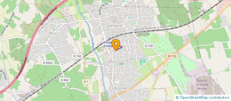 localisation de l'entreprise MADAME MARION MAGNAN  VERGEZE