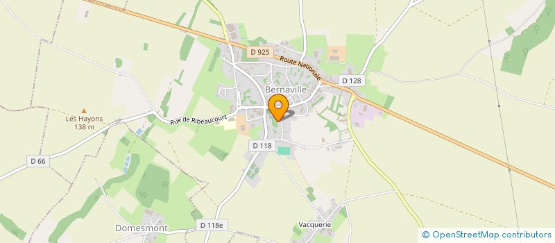 localisation de l'entreprise MADAME MARION MAILLARD  BERNAVILLE