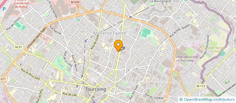 localisation de l'entreprise MADAME MARION MAILLY à TOURCOING