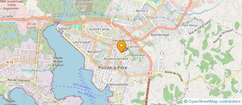 localisation de l'entreprise MADAME MARION MAKUCH à LES ABYMES