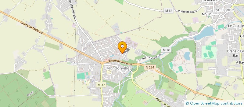 localisation de l'entreprise MADAME MARION MALABRY  MONDONVILLE