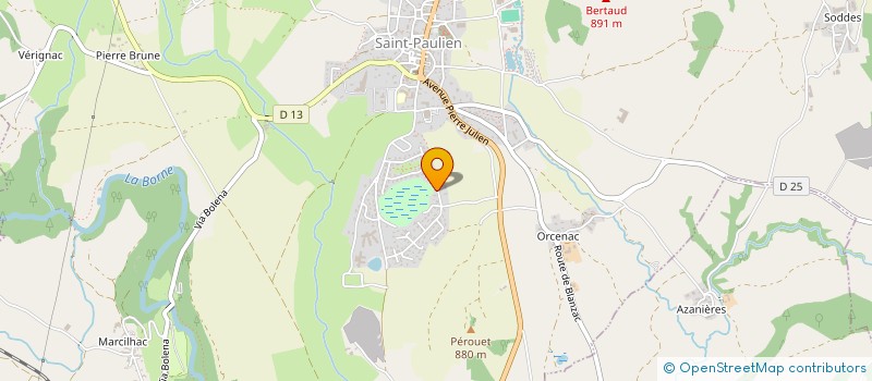 localisation de l'entreprise MADAME MARION MALIGE  SAINT-PAULIEN