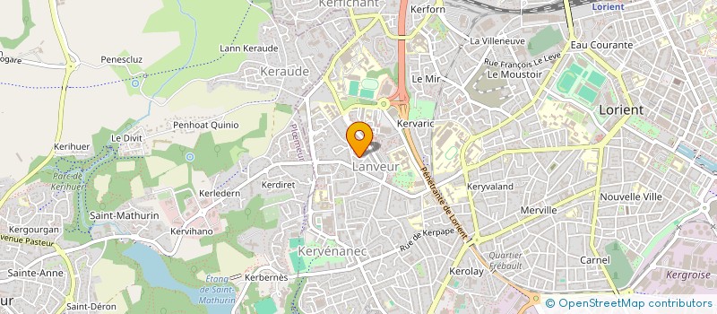 localisation de l'entreprise MADAME MARION MALLE  LORIENT