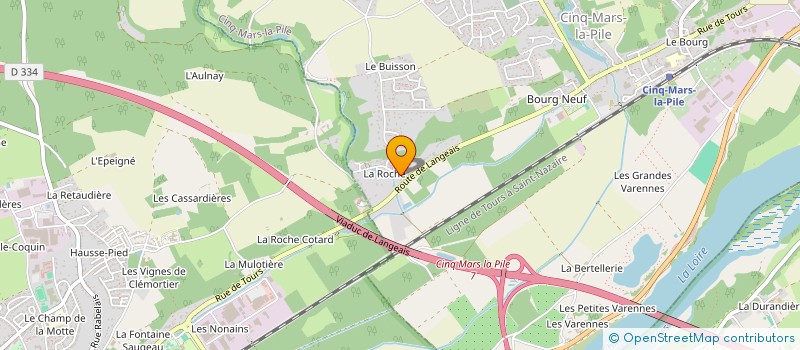 localisation de l'entreprise MADAME MARION MANACH  CINQ-MARS-LA-PILE