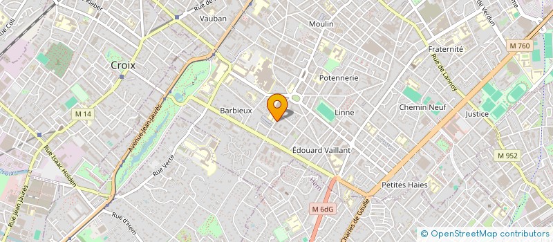 localisation de l'entreprise MADAME MARION MANEA à ROUBAIX