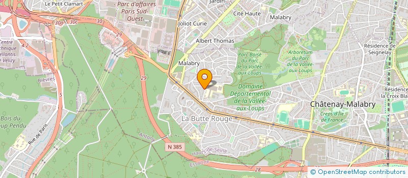 localisation de l'entreprise MADAME MARION MANGIN à CHATENAY-MALABRY