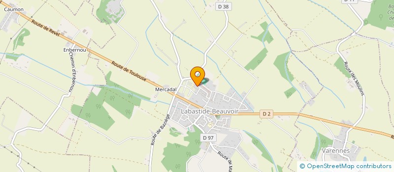 localisation de l'entreprise MADAME MARION MANUGUERRA  LABASTIDE-BEAUVOIR