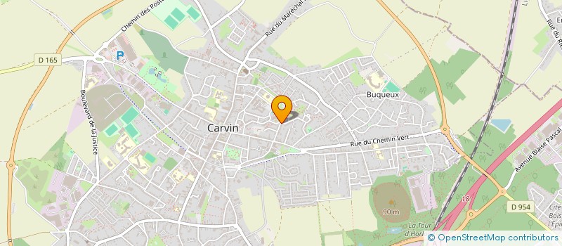 localisation de l'entreprise MADAME MARION MARIEL  CARVIN