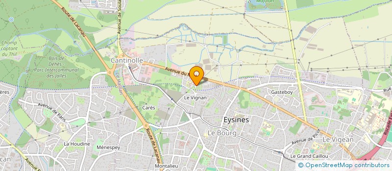 localisation de l'entreprise MADAME MARION MARIELLE JULI CHABOT  EYSINES