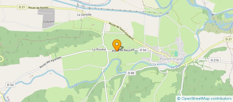 localisation de l'entreprise MADAME MARION MARINE LUCIE COURTEVAL  POINTIS-INARD