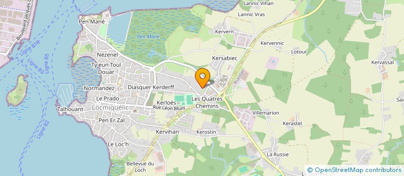 localisation de l'entreprise MADAME MARION MARION CONAN  LOCMIQUELIC