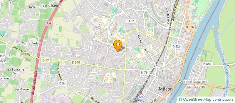 localisation de l'entreprise MADAME MARION MARMORAT  CHARNAY-LES-MACON