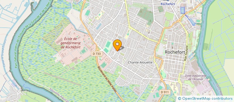 localisation de l'entreprise MADAME MARION MAROLEAU  ROCHEFORT