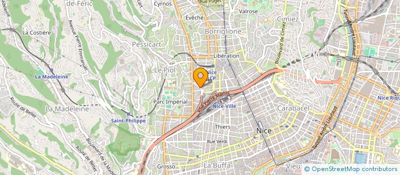 localisation de l'entreprise MADAME MARION MARTINEZ  NICE