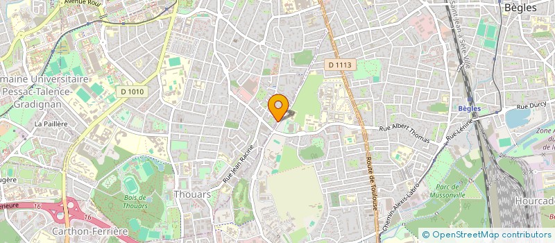 localisation de l'entreprise MADAME MARION MARTINEZ  TALENCE