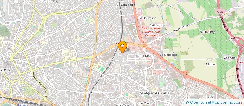 localisation de l'entreprise MADAME MARION MARTINEZ à BEZIERS