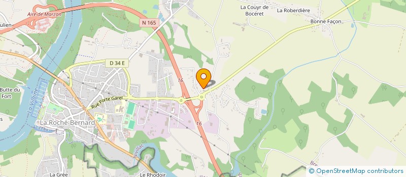 localisation de l'entreprise MADAME MARION MARZIN  KERLAZ