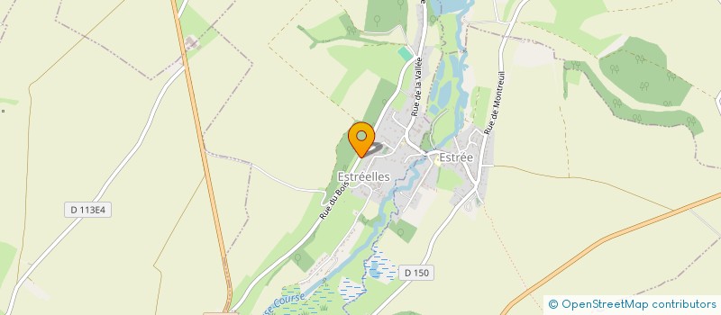 localisation de l'entreprise MADAME MARION MASCRET  ESTREELLES