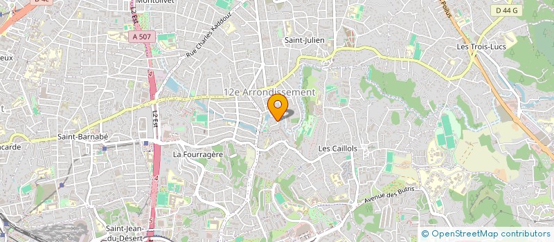 localisation de l'entreprise MADAME MARION MASSARI à MARSEILLE
