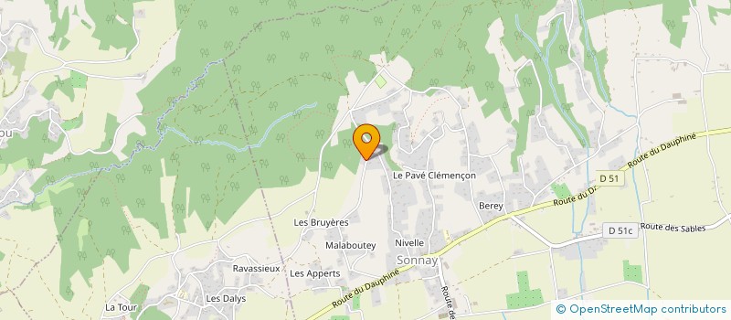 localisation de l'entreprise MADAME MARION MASSENAVETTE  SONNAY