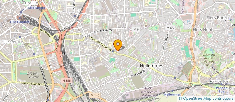 localisation de l'entreprise MADAME MARION MASSET à LILLE