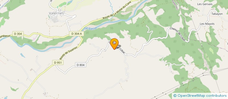 localisation de l'entreprise MADAME MARION MASSET  VALERNES