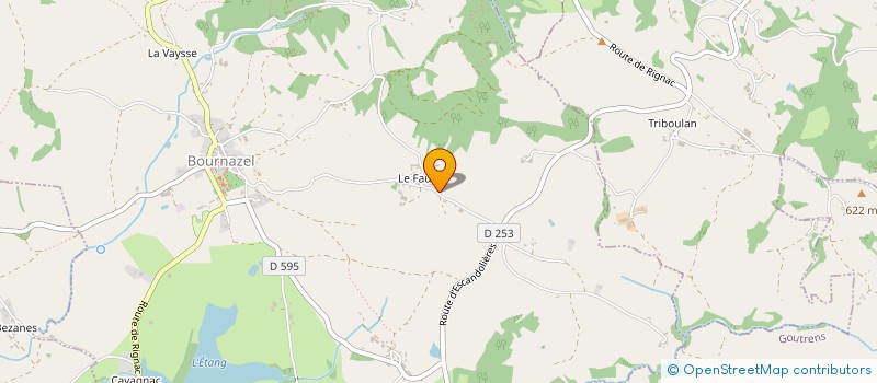 localisation de l'entreprise MADAME MARION MATHAT  BOURNAZEL