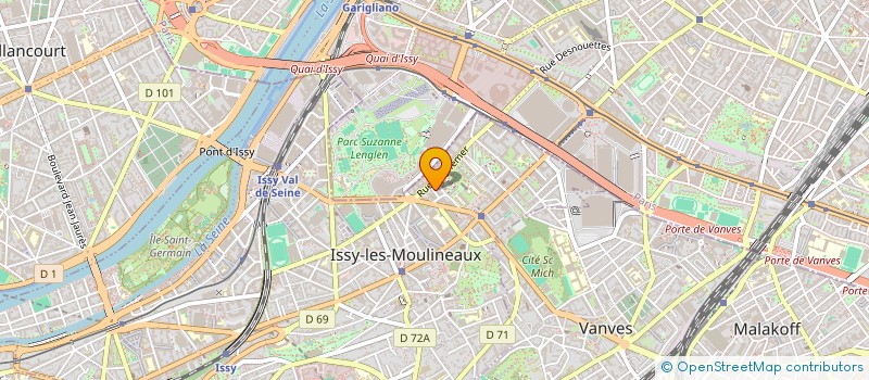 localisation de l'entreprise MADAME MARION MATTEI à ISSY-LES-MOULINEAUX