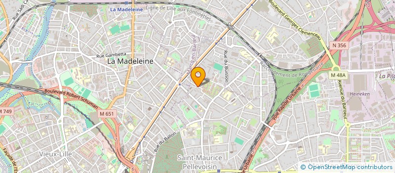 localisation de l'entreprise MADAME MARION MAUGERI  LILLE