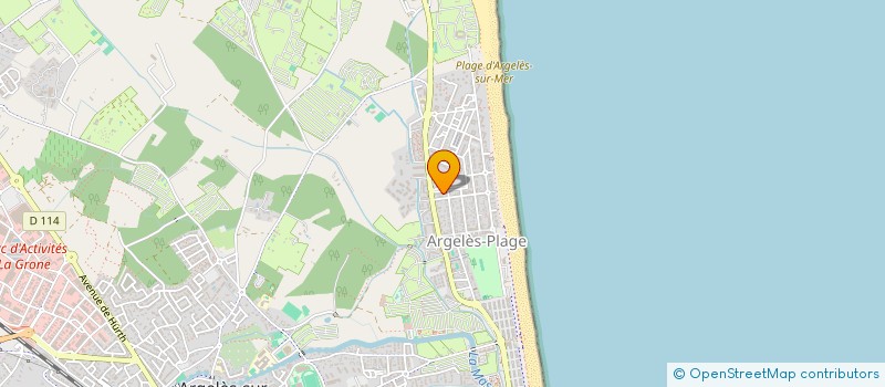 localisation de l'entreprise MADAME MARION MAURIC  ARGELES-SUR-MER