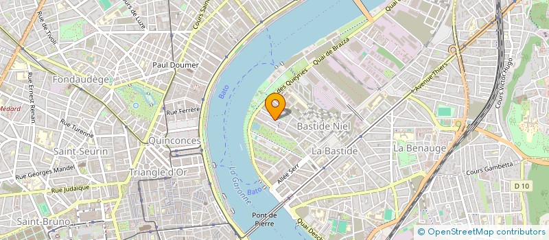 localisation de l'entreprise MADAME MARION MAUVOISIN  BORDEAUX