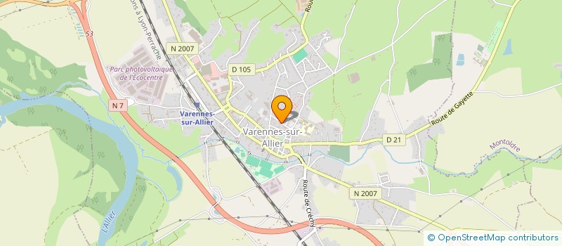 localisation de l'entreprise MADAME MARION MBOREHA à VARENNES-SUR-ALLIER